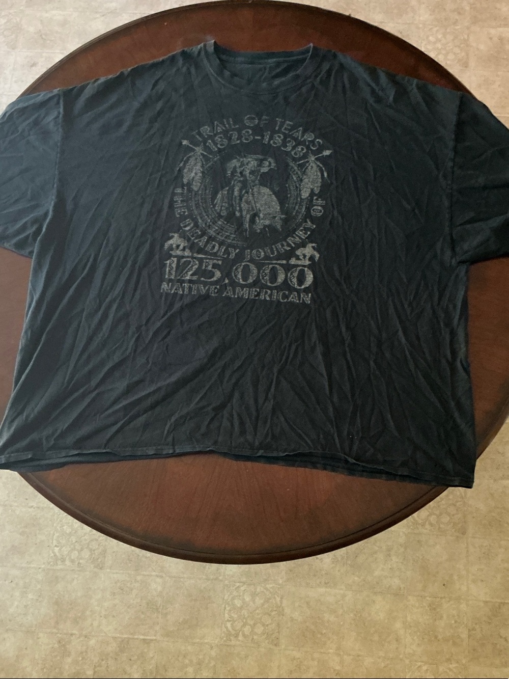 Route 66 - Black “Trail of Tears” Short Sleeve T-Shirt